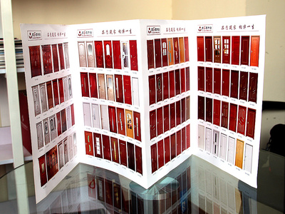 木門折頁(yè)設(shè)計(jì)|平面|宣傳品|易品設(shè)計(jì)印刷 